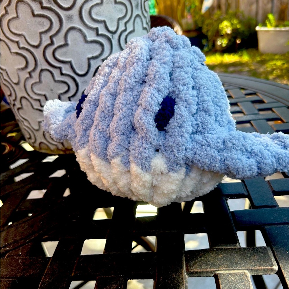 Amigurumi plushies baby whale